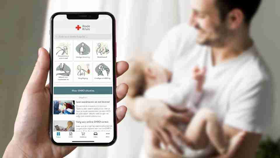 Gratis EHBO app van Rode kruis
