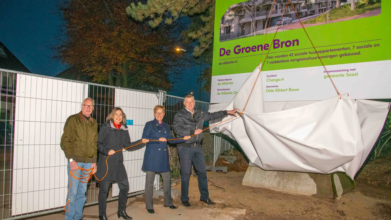 Start bouw De Groene Bron in Soest