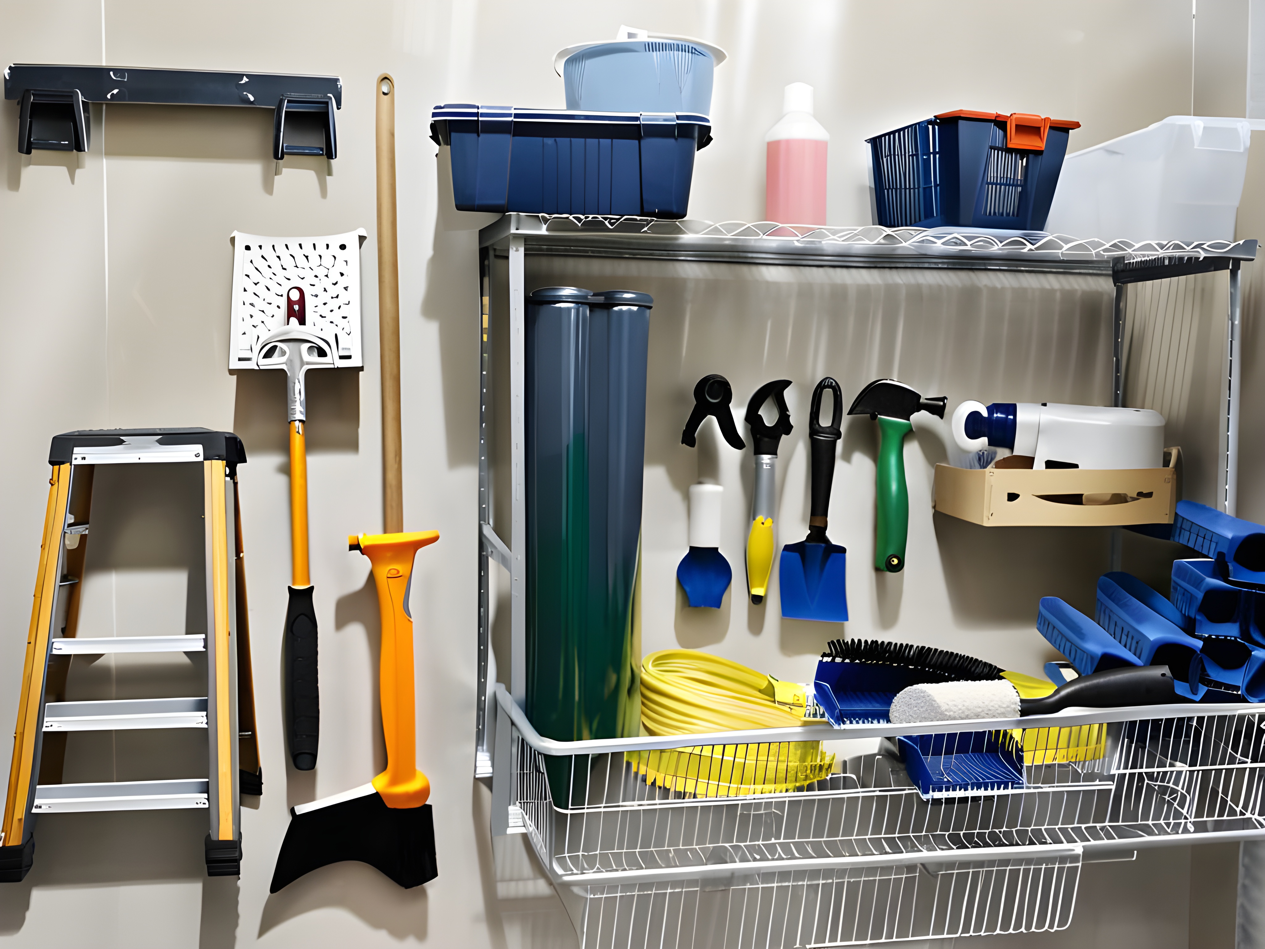 Spullen hoog opbergen